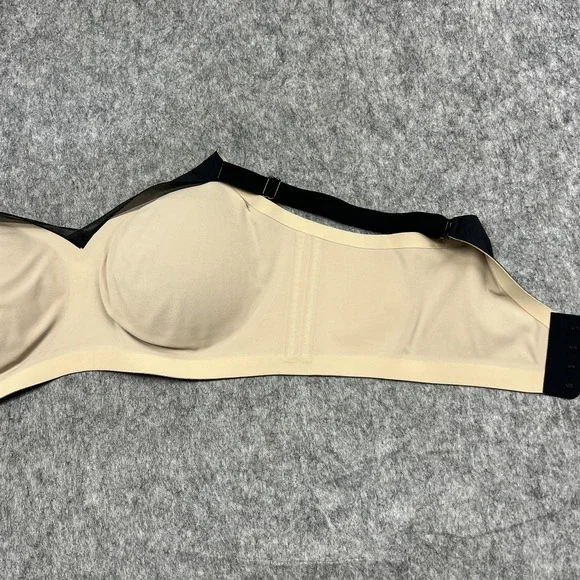 Honeylove Bra Womens 1X Beige Wireless Padded Lightly Lined Plus Size Mesh - Picture 15 of 16